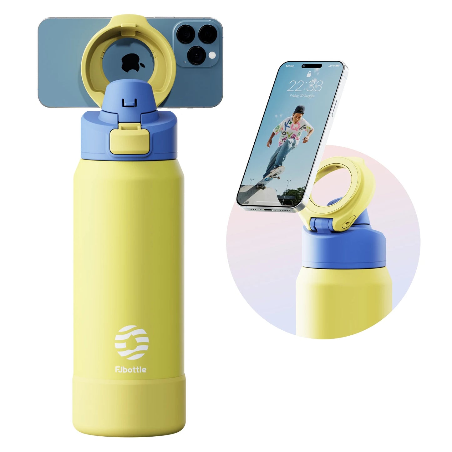 Fluxta™ Stainless Insulated Magnetic Water Bottle