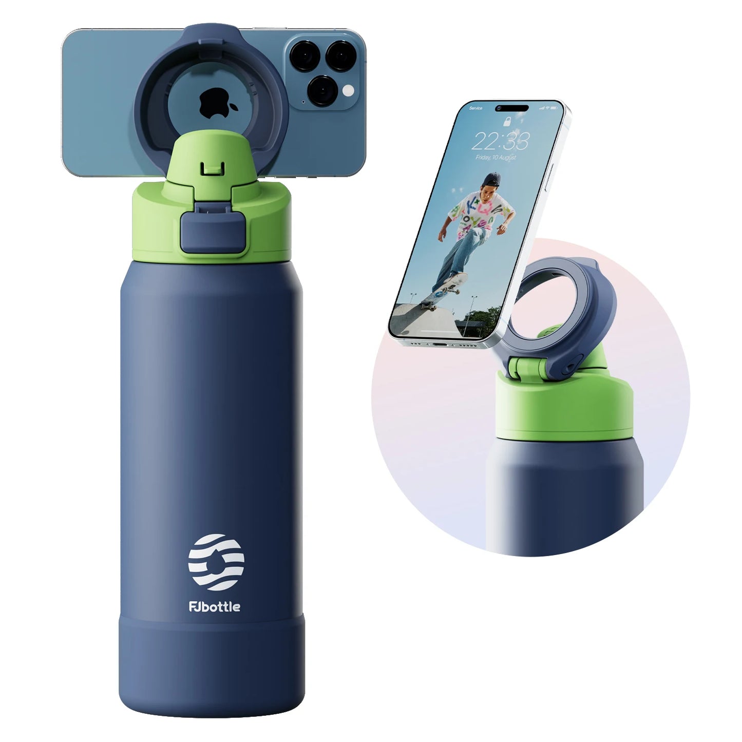 Fluxta™ Stainless Insulated Magnetic Water Bottle
